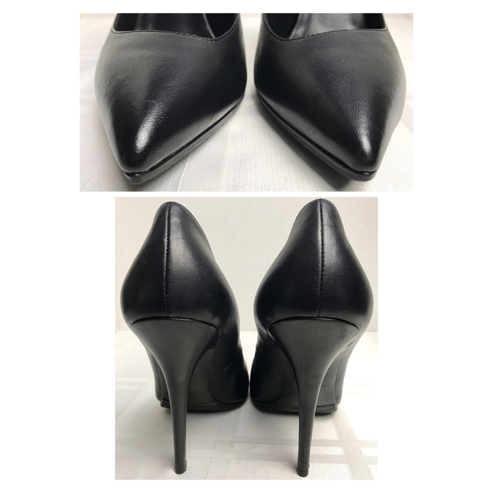 🎉HP🎉 NWOT Balmain Signature Leather Pumps - Picture 2 of 8